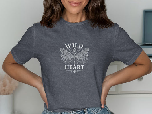 Wild Heart Dragonfly Graphic Tee Shirt product