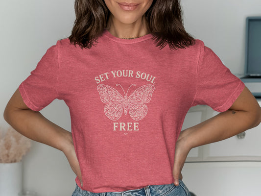 Set Your Soul Free Butterfly Graphic Tee product