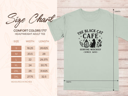 The Black Cat Cafe Serving Mischief Adult Tee product