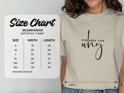 Remember Your Why Print Women T-shirt product type