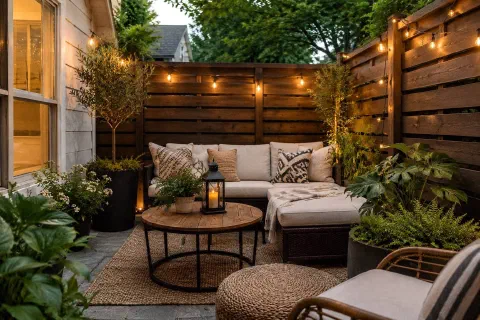 Small Patio Lighting Ideas for a Tiny Backyard