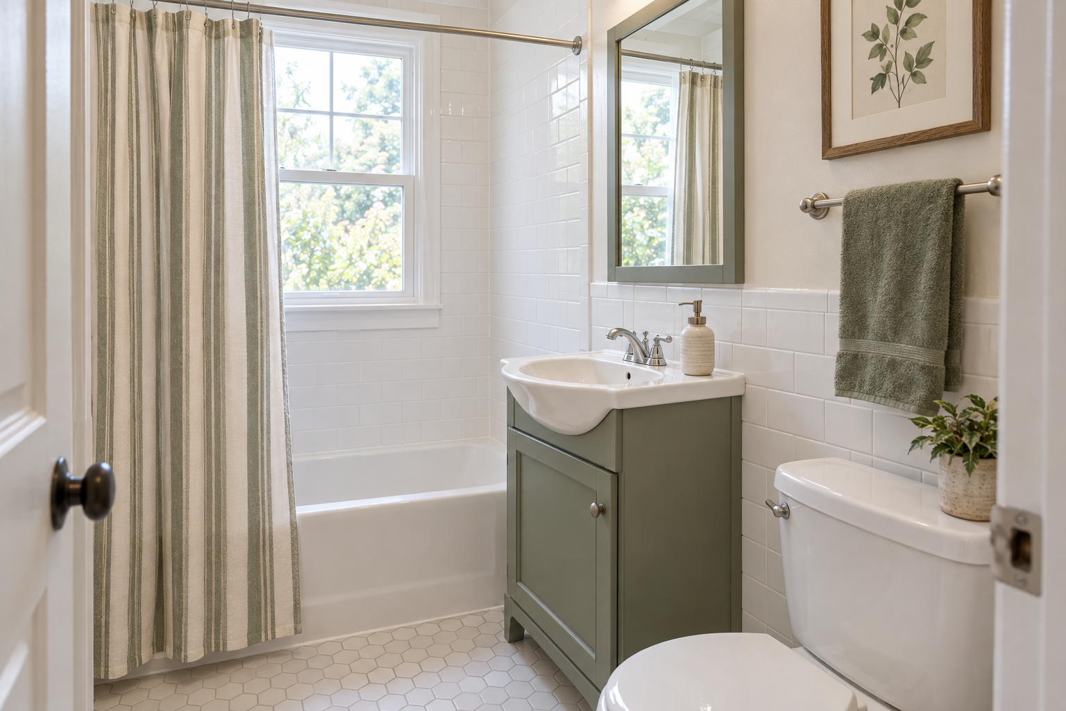 7 Bathroom Decor Ideas for a Small Rental