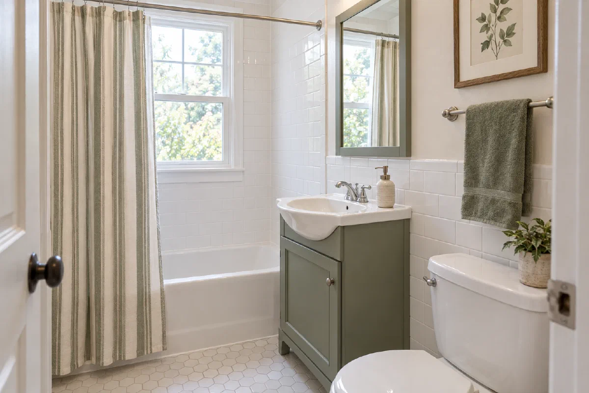 7 Bathroom Decor Ideas for a Small Rental