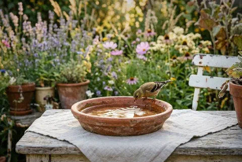 7 Bird Bath Setups Songbirds Actually Use