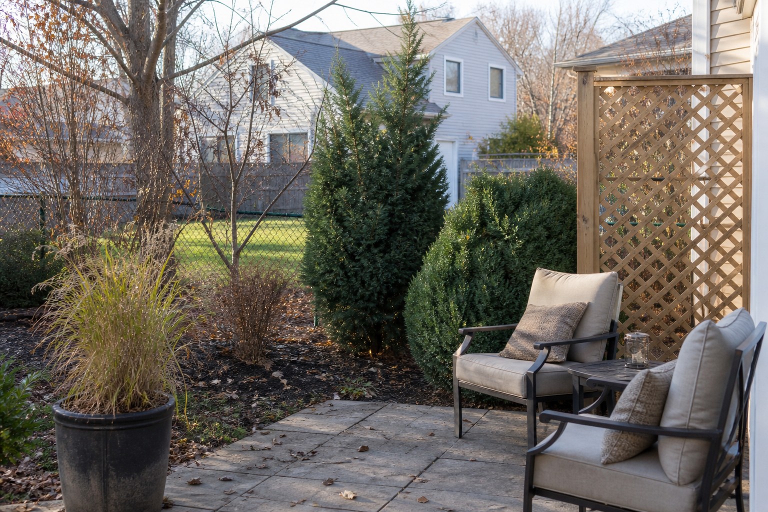 8 Backyard Privacy Fixes After the Leaves Fall