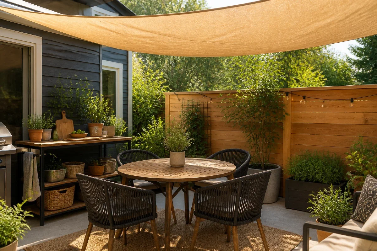 Shade Sail Ideas for the Backyard Spot Nobody Uses