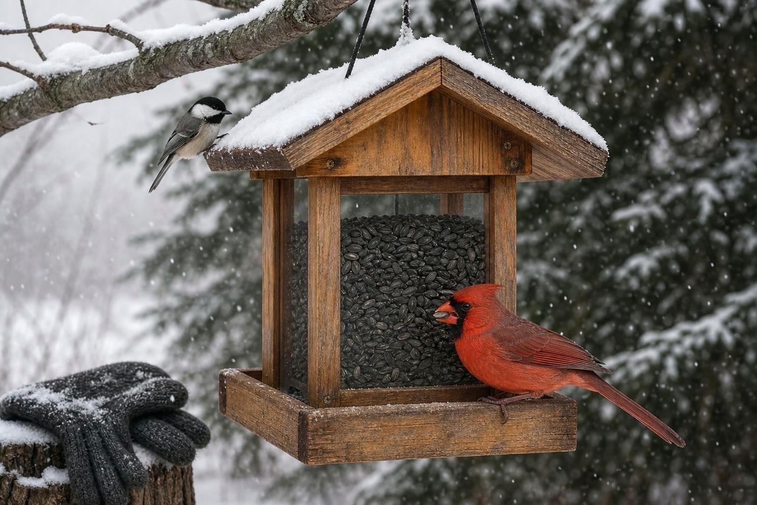 The Best Bird Seed for Winter: What's in the Bag