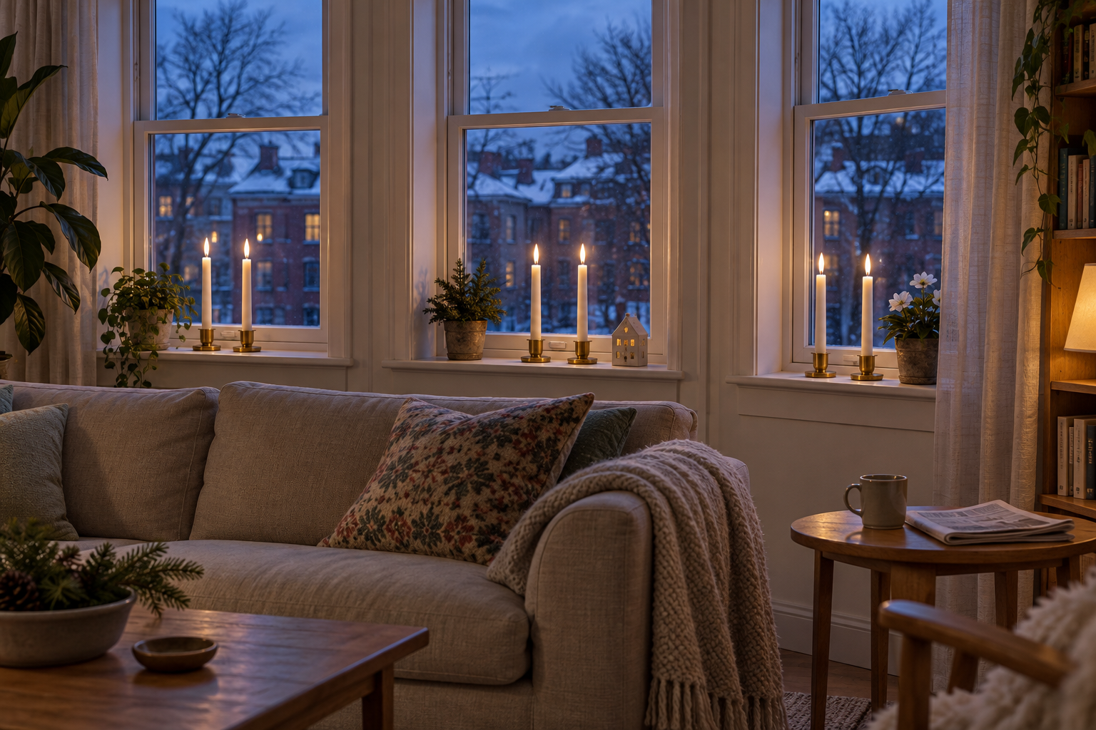 Best Window Candles With Timers for a Softer Christmas Glow