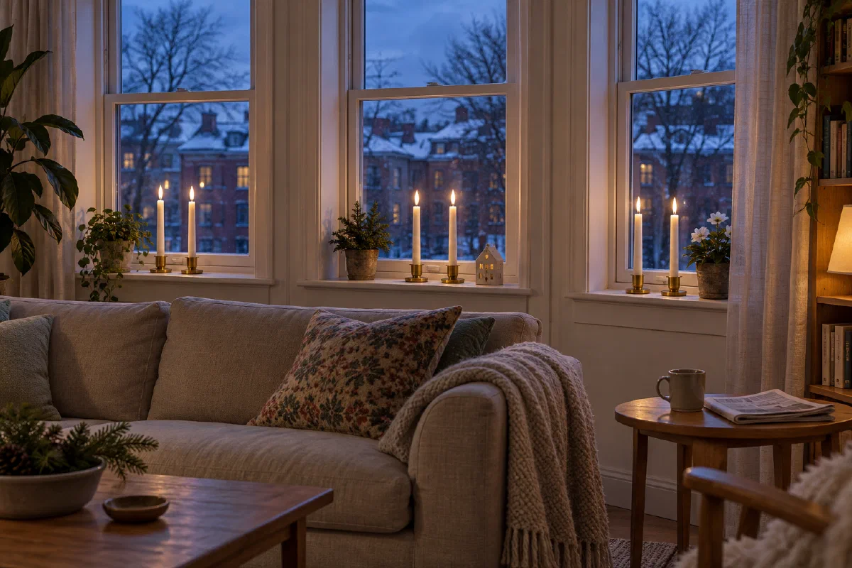 Best Window Candles With Timers for a Softer Christmas Glow