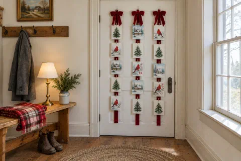 9 Christmas Card Display Ideas for a Small Home