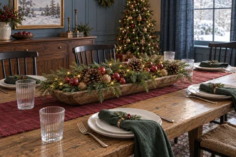 8 Christmas Centerpiece Ideas for Tables You Actually Use