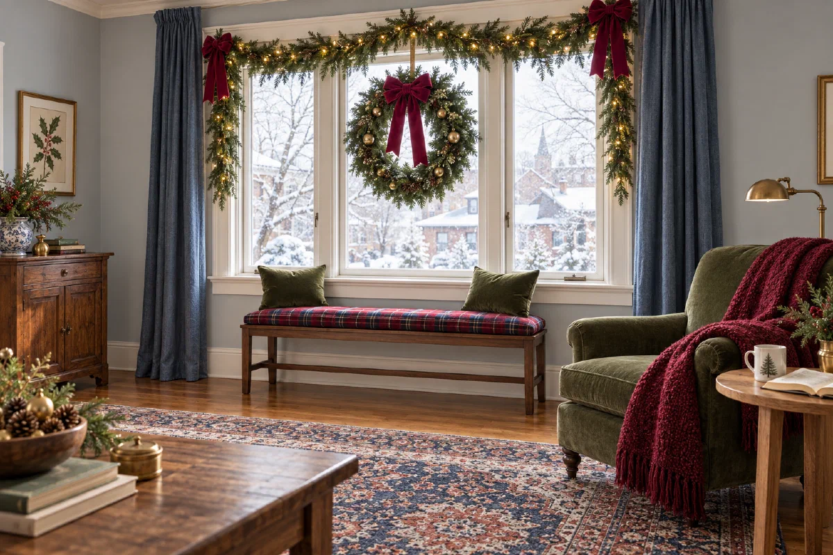 7 Christmas Window Decorating Ideas for Renters