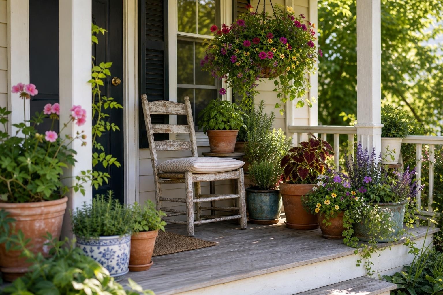 Container Gardening Ideas for a Porch That Needs Color Fast
