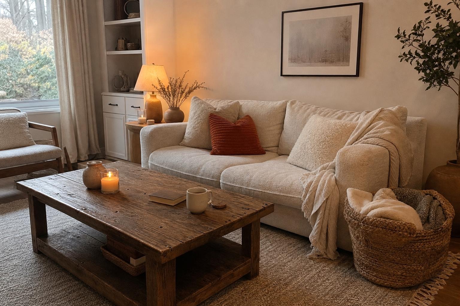 Cozy Fall Living Room: 9 Amazon Finds