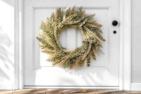 DIY Fall Wreath You Can Finish in One Evening