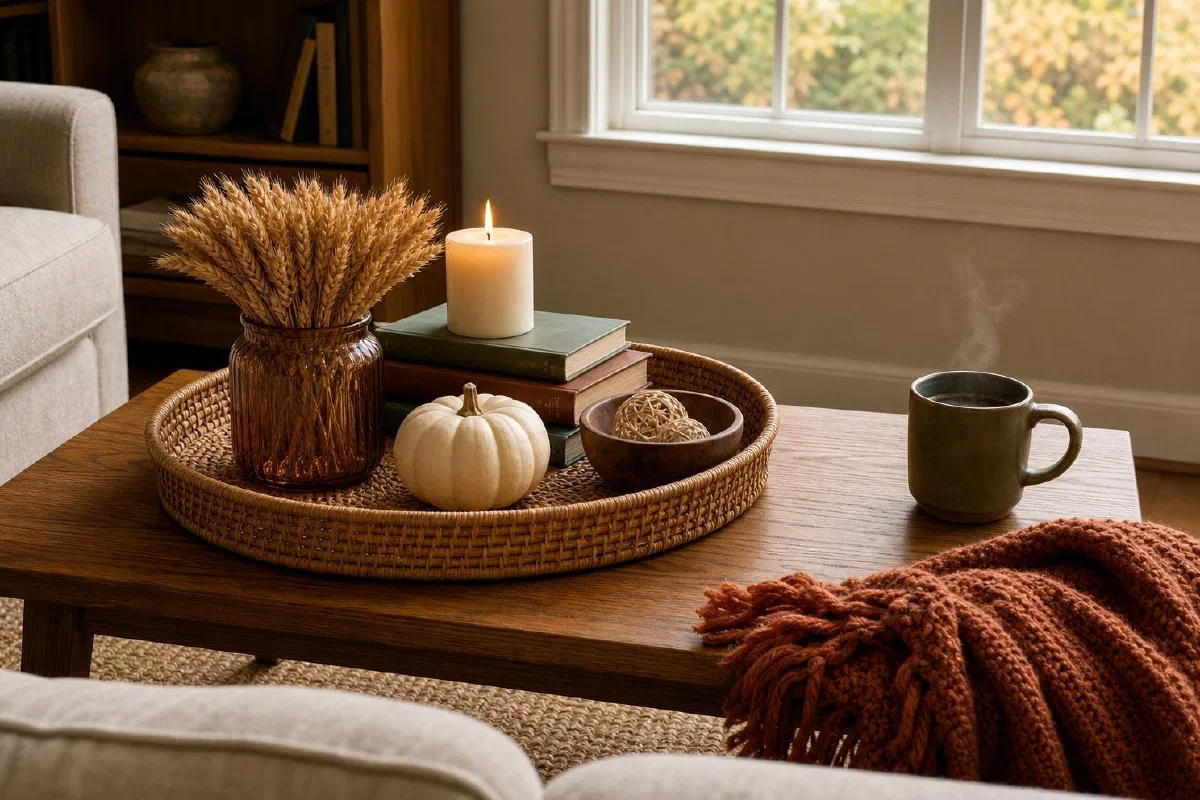 Fall Coffee Table Decor: 9 Ideas for a Small Living Room