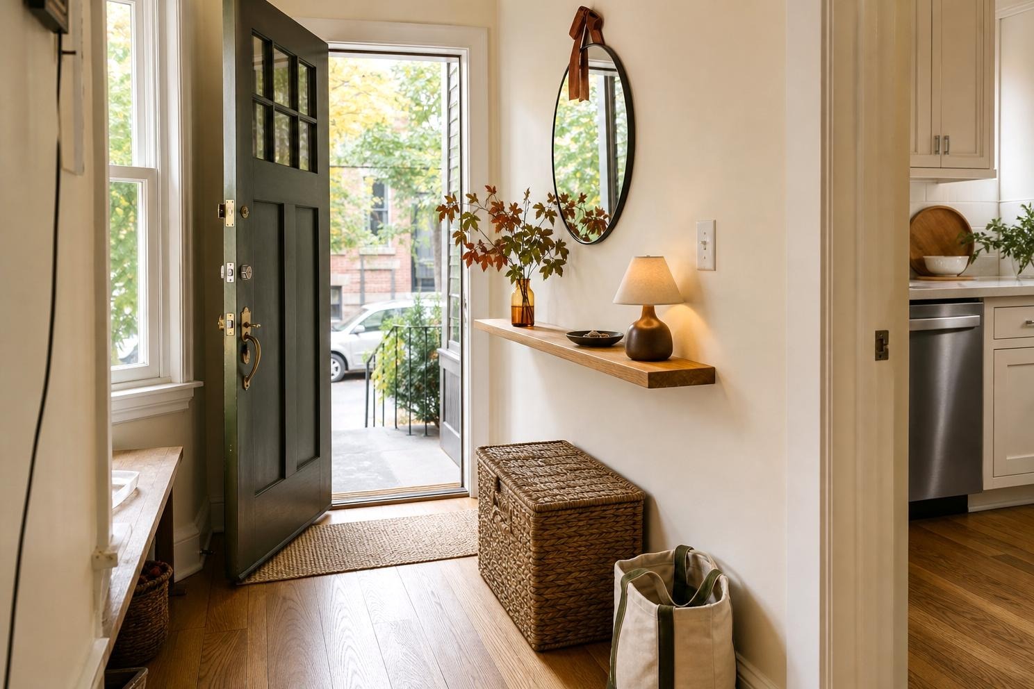 Fall Entryway Decor for a Narrow Entry: 7 Ideas