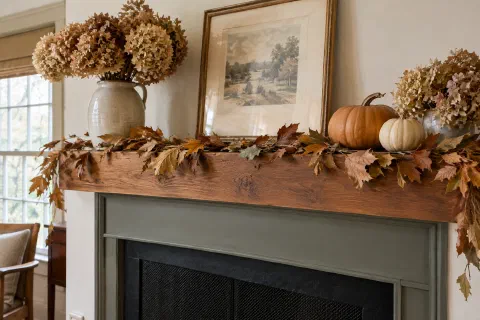 Fall Fireplace Mantel Decorations for a Fireplace You Never Light