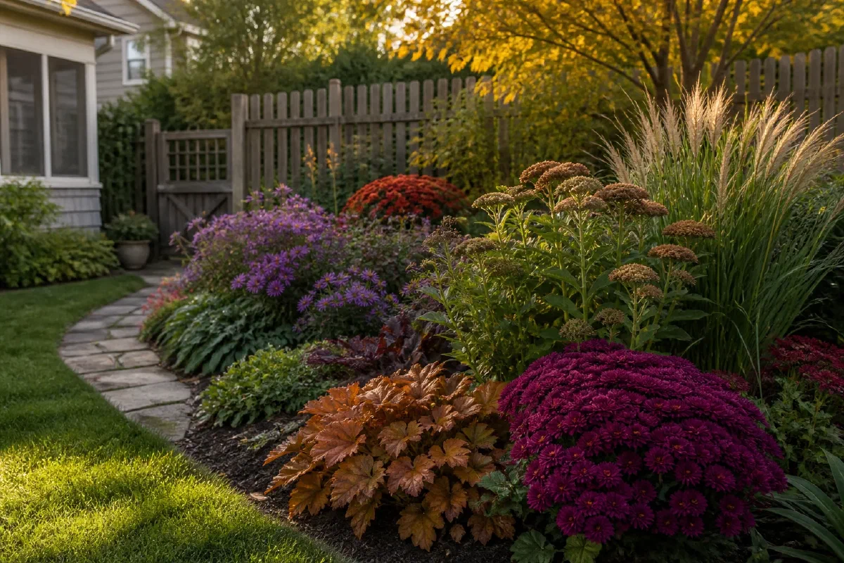 Fall Flower Bed Ideas: 3 Small-Yard Designs After Summer