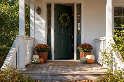 Fall Front Porch Decor for a Small Porch: 7 Ideas