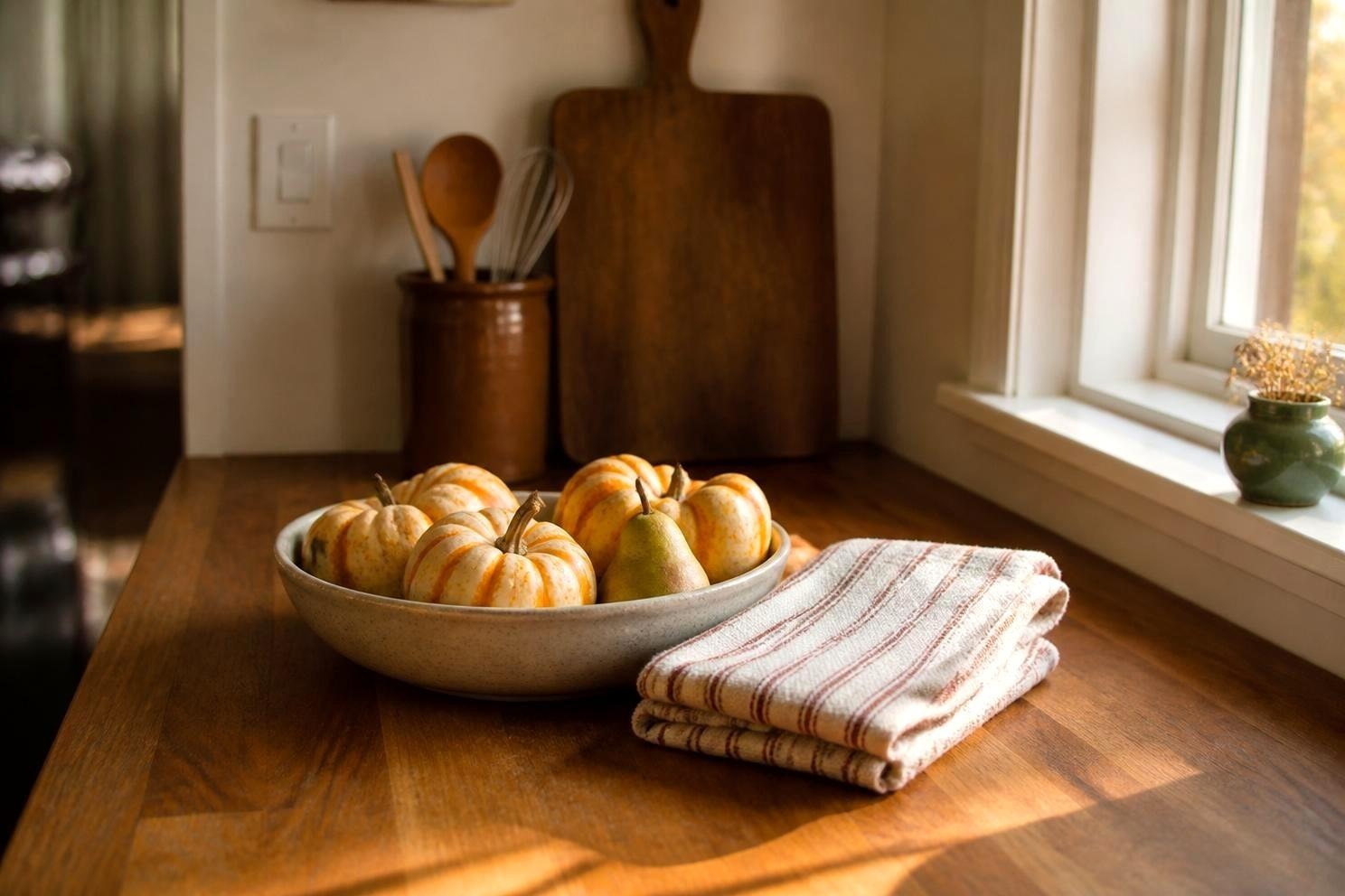 Fall Kitchen Decor Ideas for a Small Kitchen