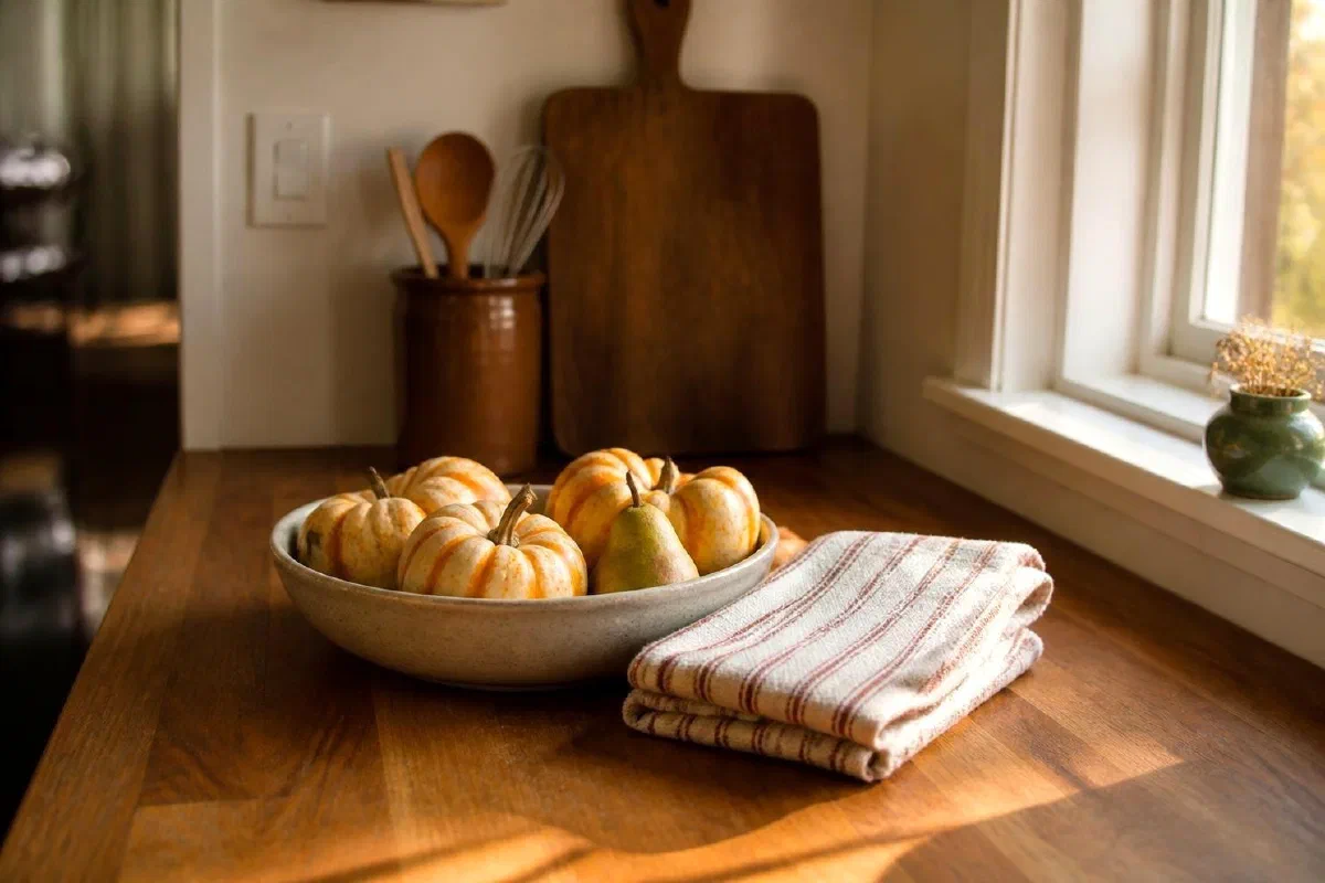 Fall Kitchen Decor Ideas for a Small Kitchen