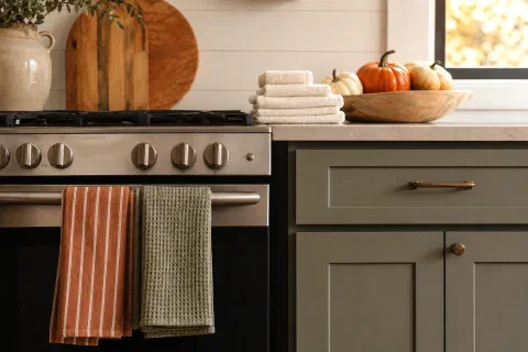 Cozy Fall Kitchen Towels That Still Dry a Dish