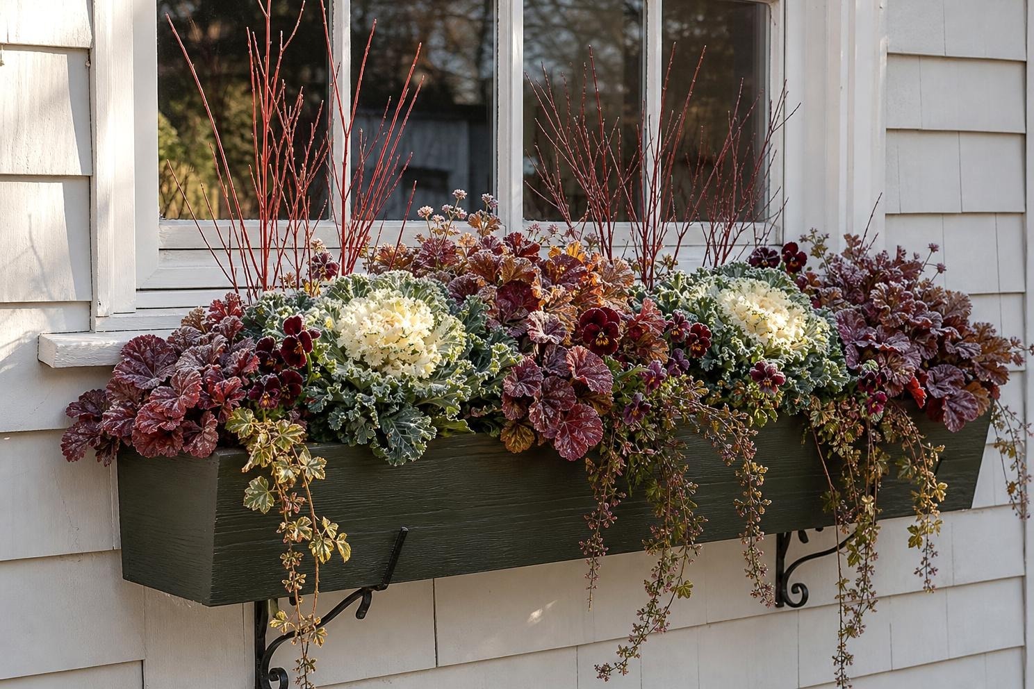 Fall Window Box Ideas That Still Look Good After Frost