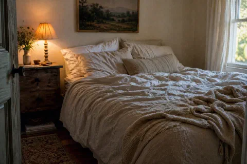 5 Ways to Make a Farmhouse Bedroom Feel Warm, Not Staged