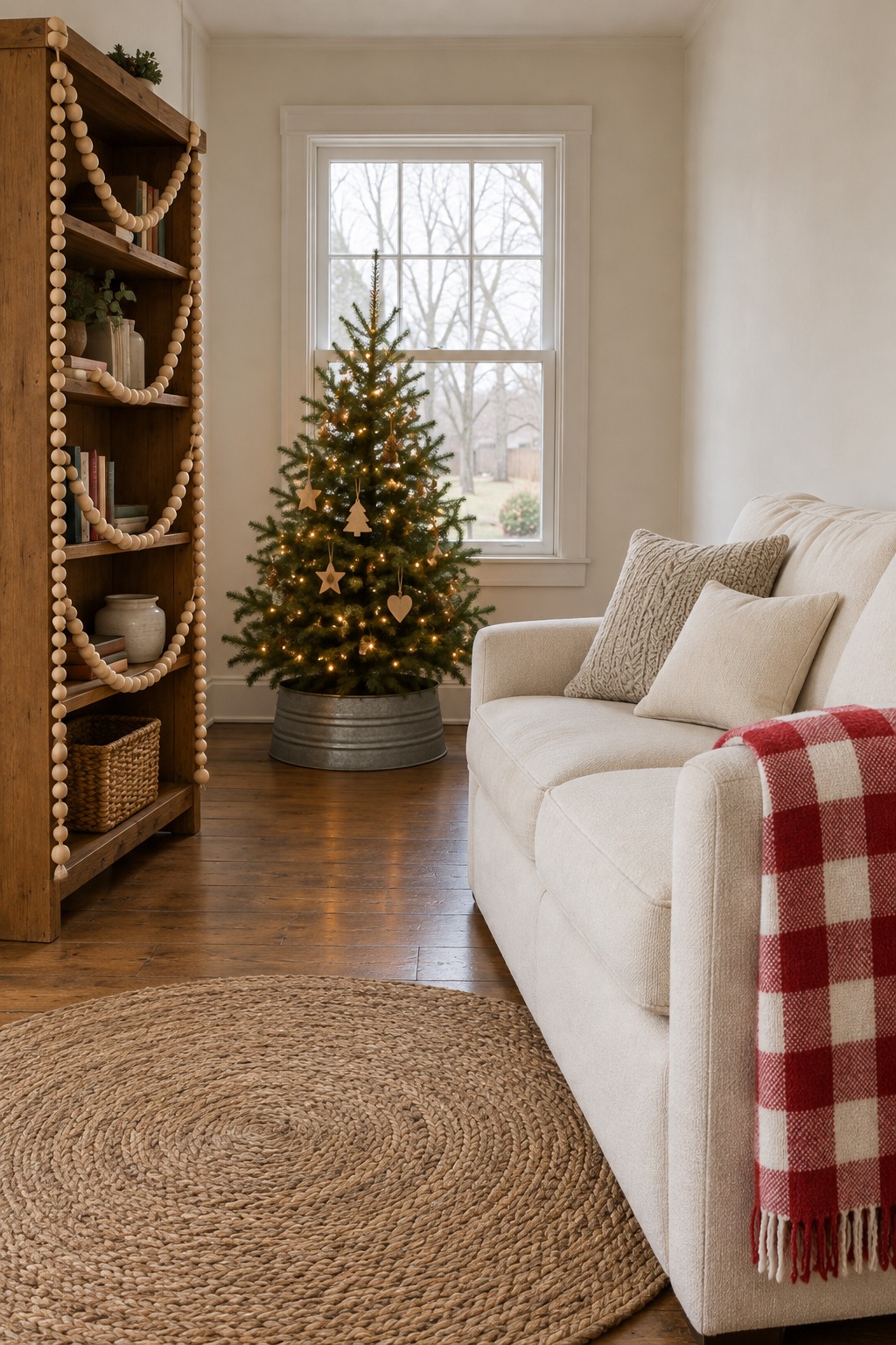 10 Farmhouse Christmas Decor Ideas for a Small Home