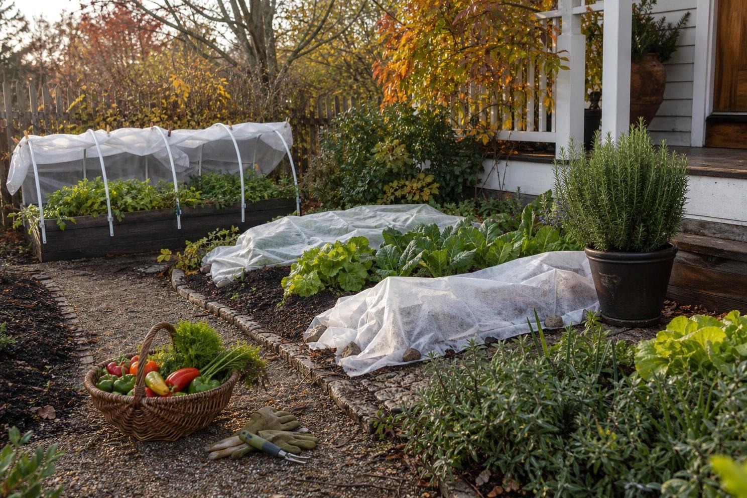 First Frost Checklist for Pots and Small Gardens
