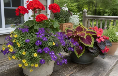 Flower Container Combinations That Bloom All Season