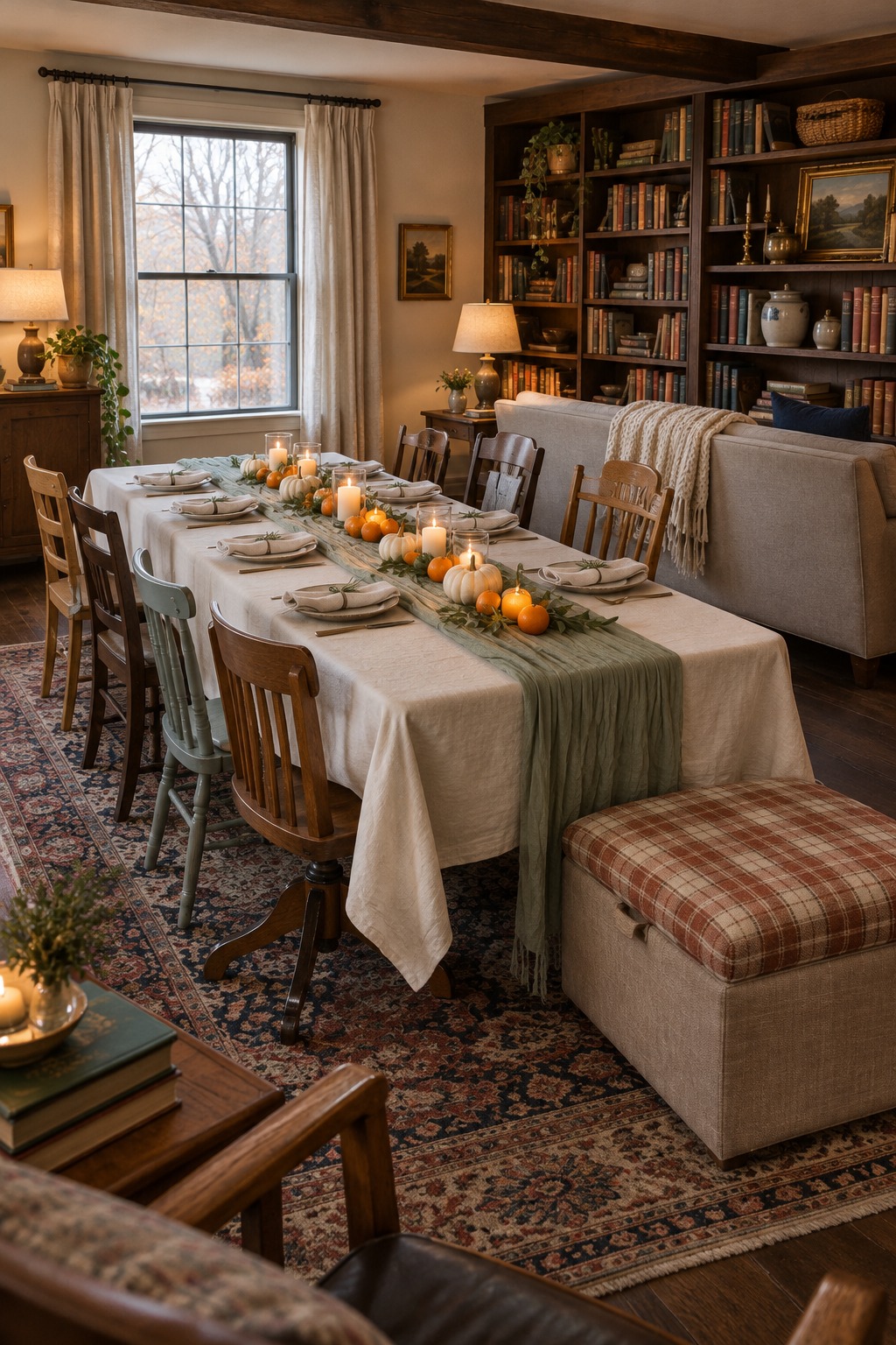 Friendsgiving Ideas for a Small Apartment: Who Brings What and Where Everyone Sits