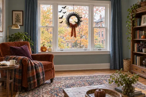7 Halloween Window Decorations for Apartments