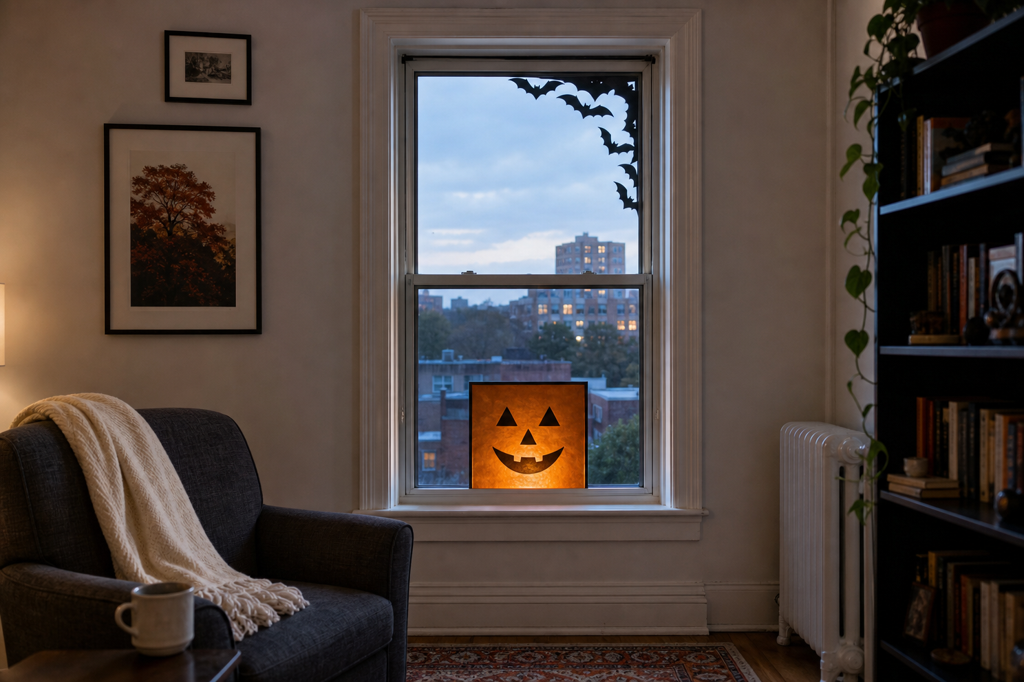 7 Halloween Window Decorations for Apartments