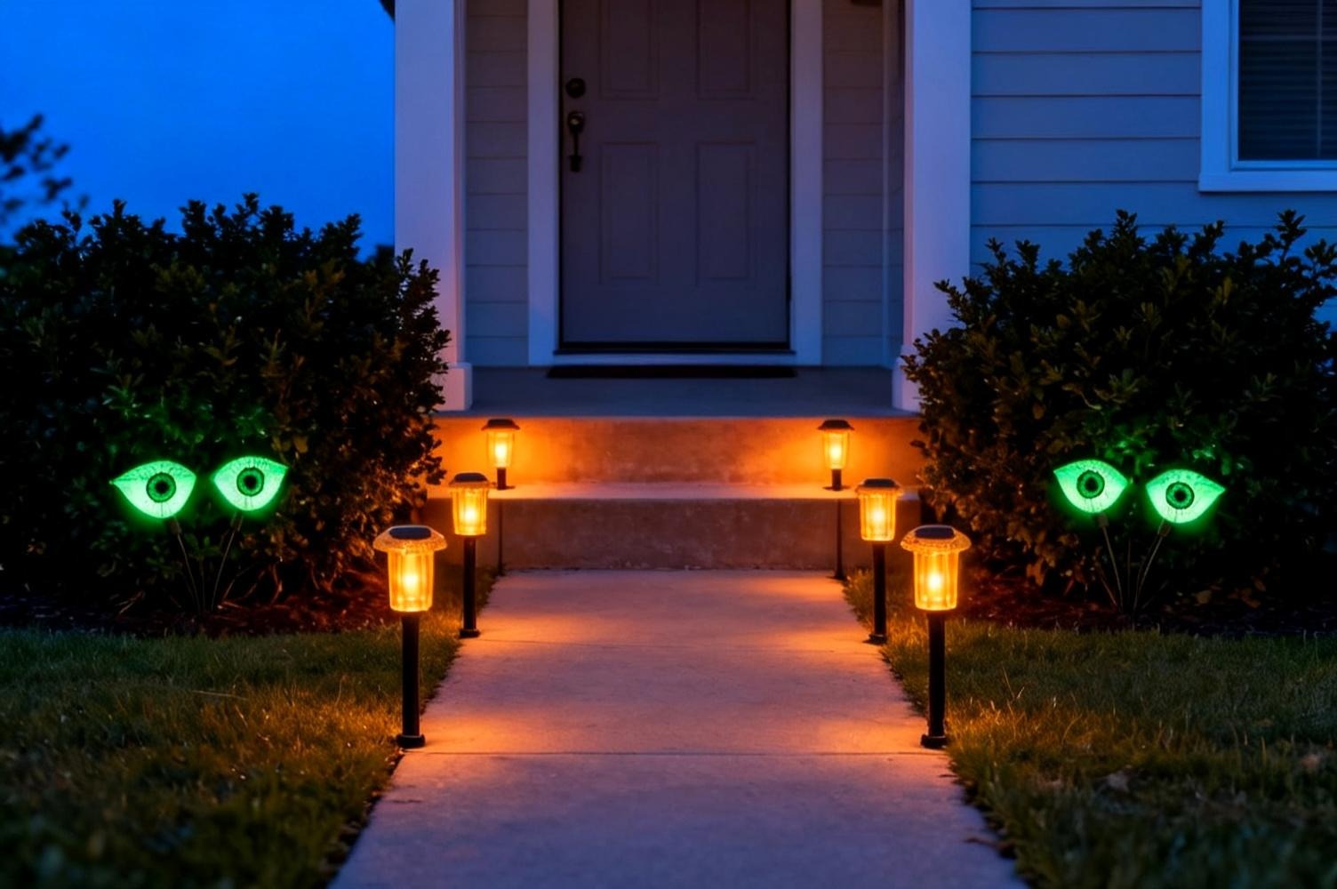 Halloween Yard Decor That Works After Dark