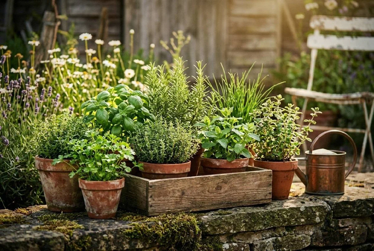 Herb Garden Layout: 7 Combos for a Kitchen Window