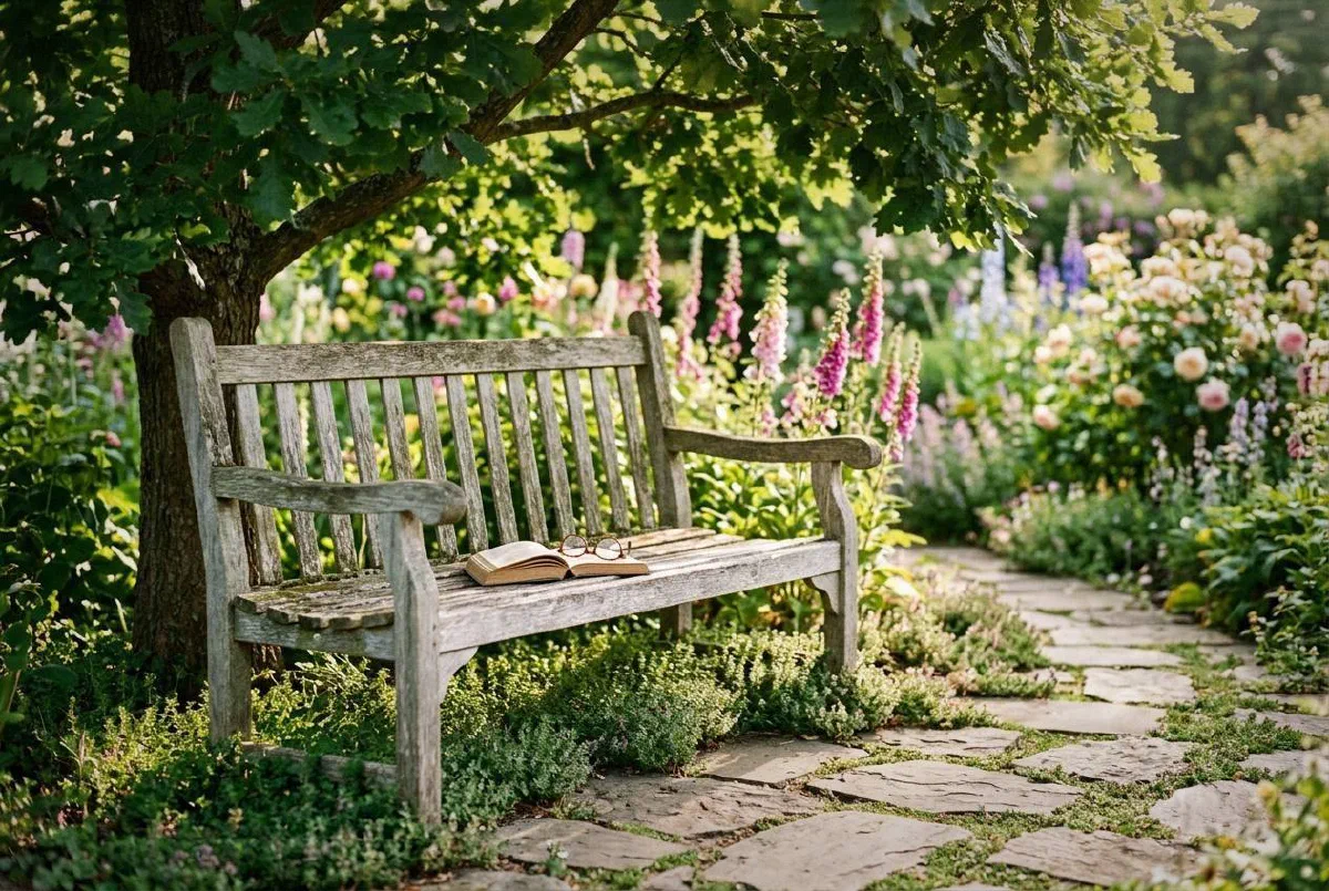 Garden Bench Ideas: How to Create an Outdoor Reading Nook