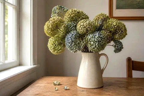 How to Dry Hydrangeas for Fall Arrangements