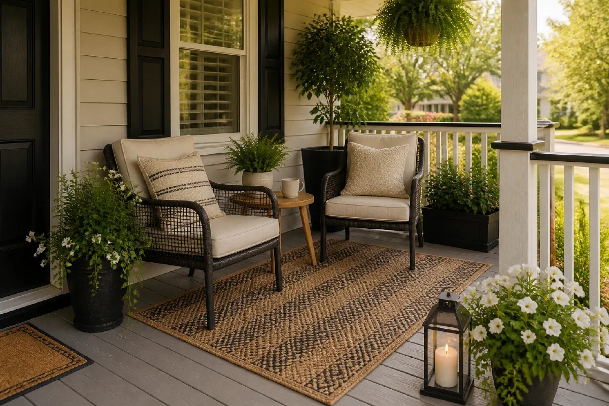 Outdoor Rug Ideas That Make a Porch Look Finished for Less