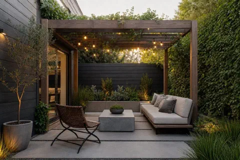 Modern Pergola Ideas for Small Backyards