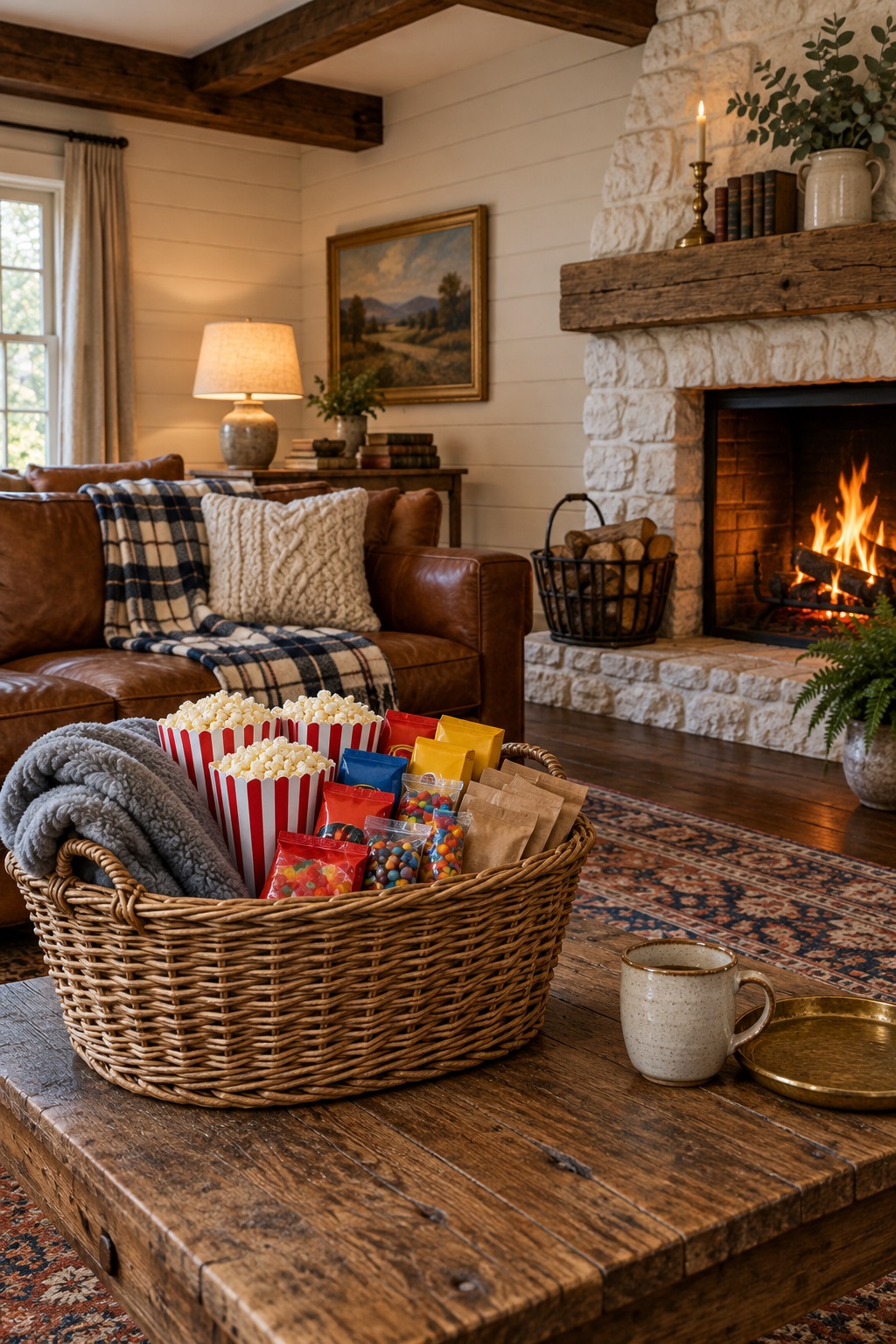 Movie Night Gift Basket Ideas for Family Night
