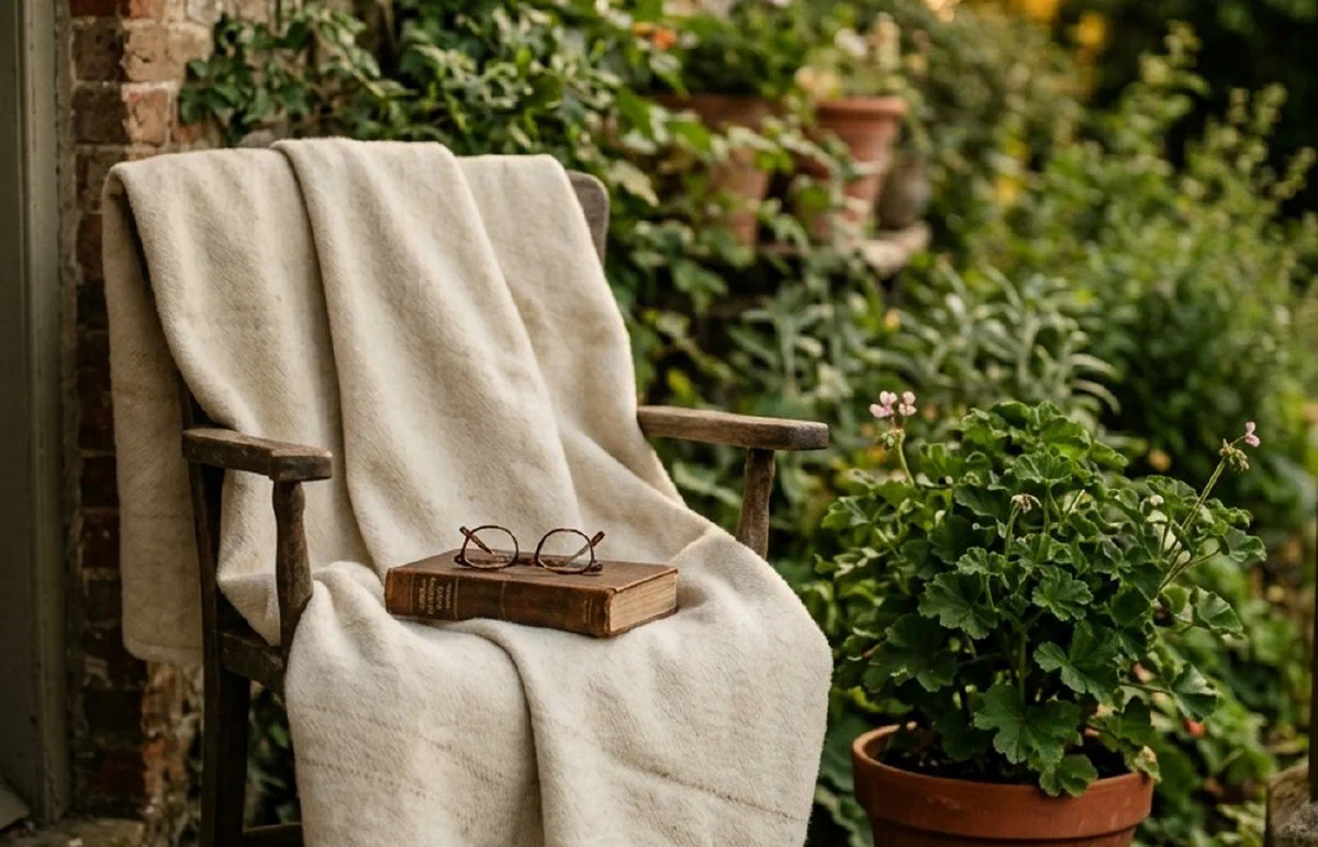 Porch Cushions and Old Chairs That Make an Entry Feel Lived In