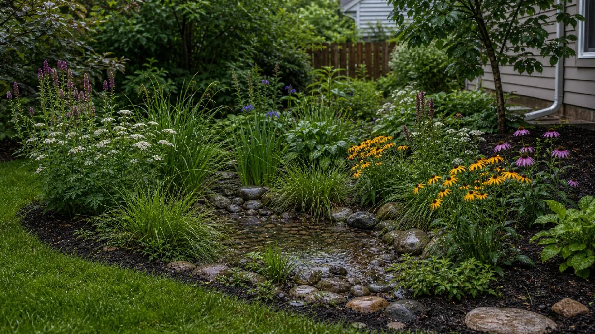 Rain Garden Ideas for the Wet Spot That Never Dries