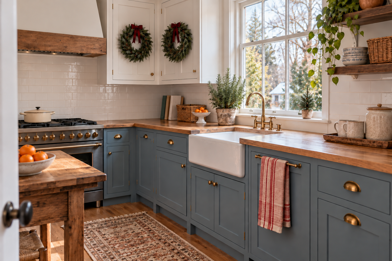 Small Kitchen Christmas Decorating Ideas: 12 Ways