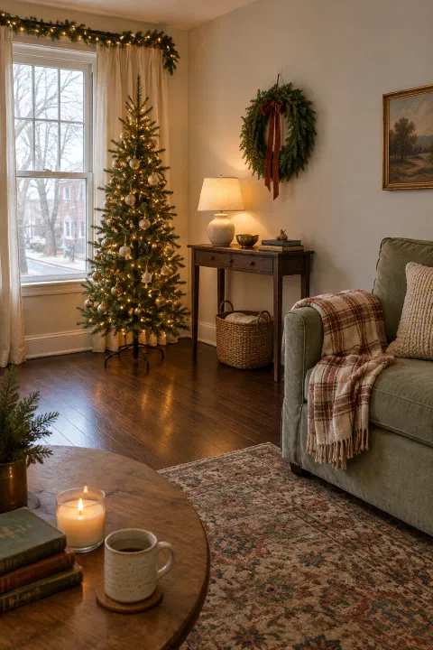 Small Space Christmas Decor Ideas, Spot by Spot