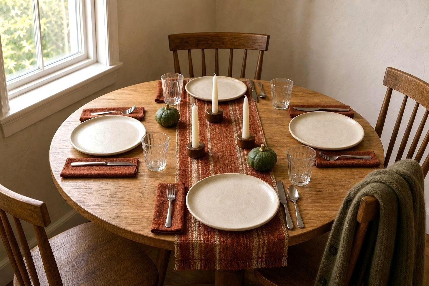 Thanksgiving Table Ideas for a Small Space