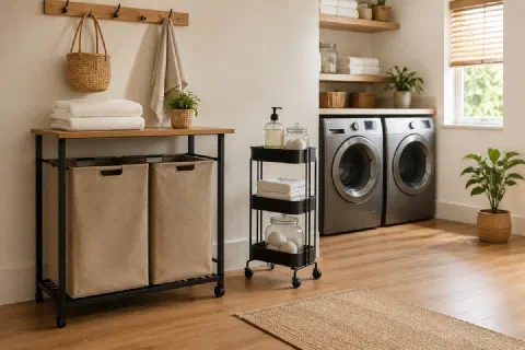 6 Walmart Finds for a Small Laundry Room