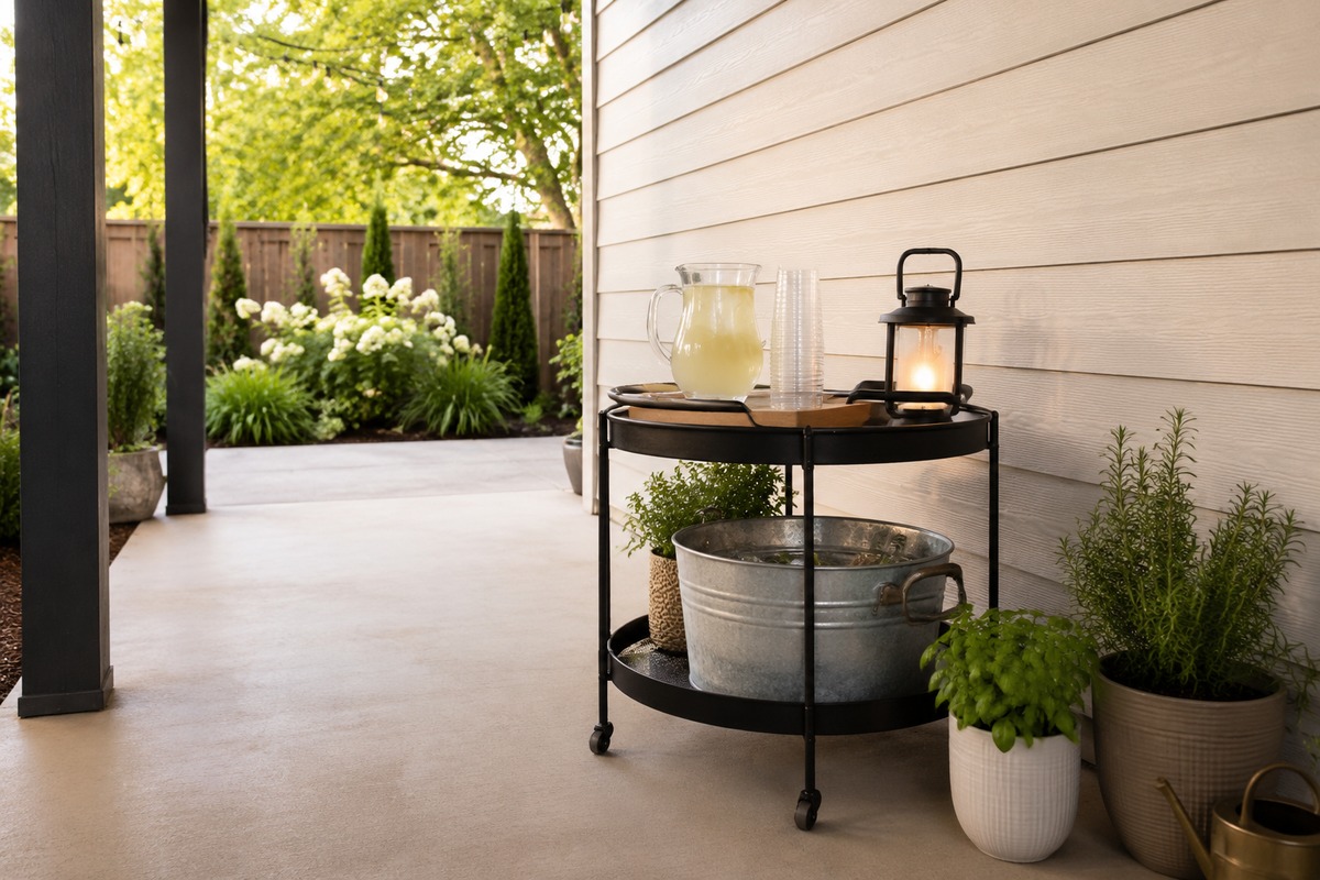The Patio Drink Station I'd Build Before the Next Hot Weekend