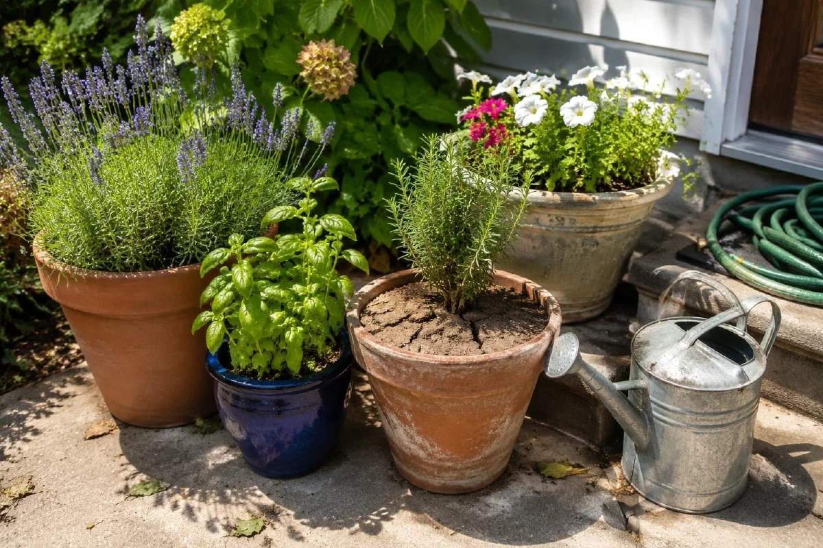 Container Soil Drying Out Too Fast? Fix This Before Buying More Plants